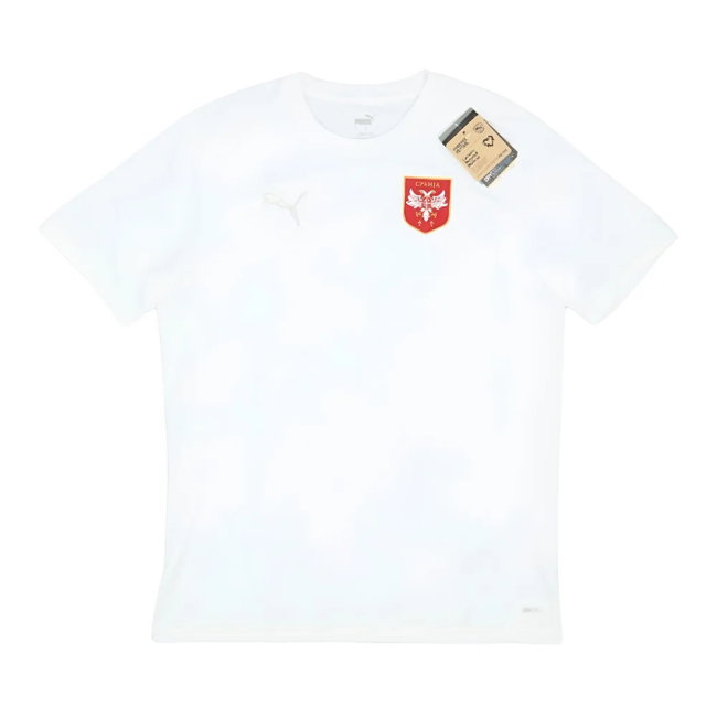 2024-2025 Serbia Training Jersey (White) (Vidic 5)-SoccerKits Hub | Buy Soccer Jerseys Online